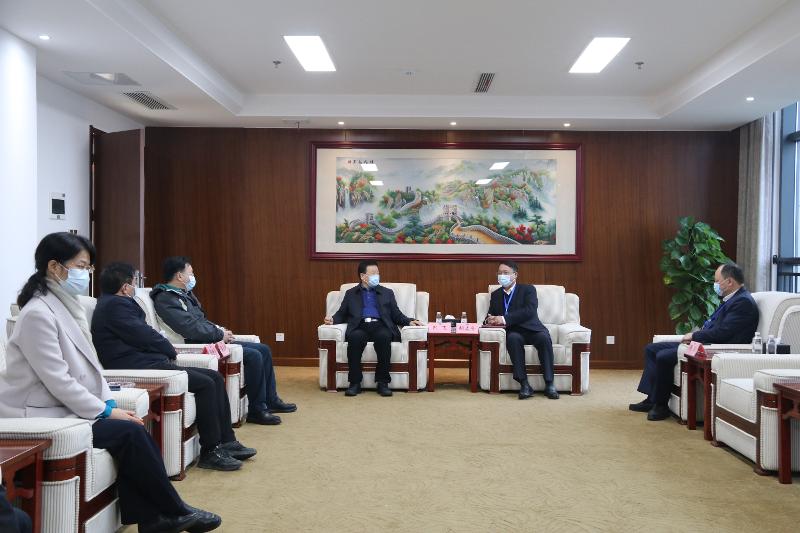 2022年12月，時任湖南省人民政府副省長、黨組成員，省國資委黨委書記陳飛到公司調(diào)研指導(dǎo)工作