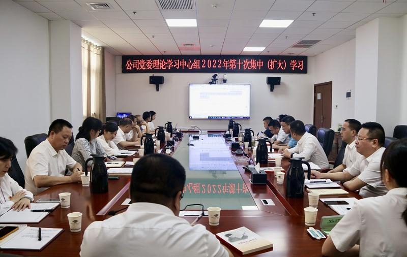 公司黨委理論學(xué)習(xí)中心組舉行第十次集中(擴(kuò)大)學(xué)習(xí)